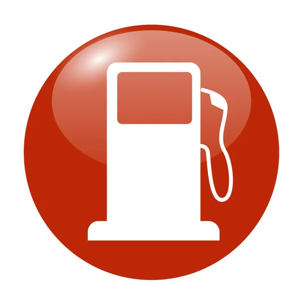 Benzine pomp mondstuk teken. gas station pictogram. — Stockvector