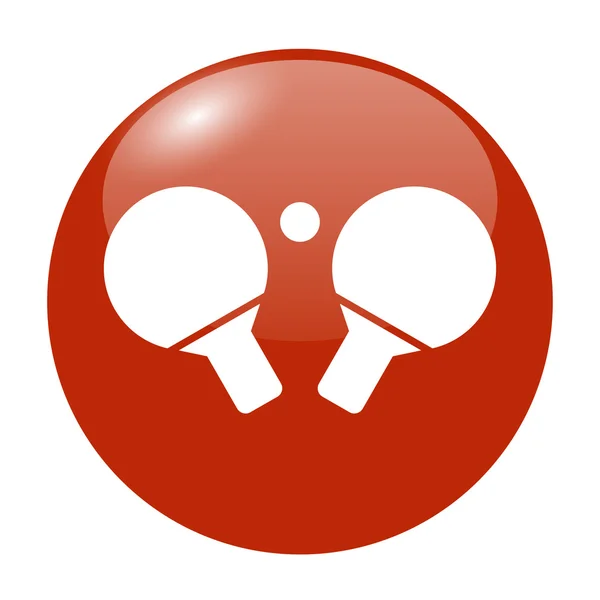 Table tennis icon — Stock Vector