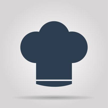 Şef kap vektör simgesi
