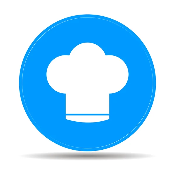 Chef cap  vector icon — Stock Vector