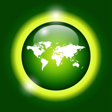 Dünya haritası illüstrasyonu