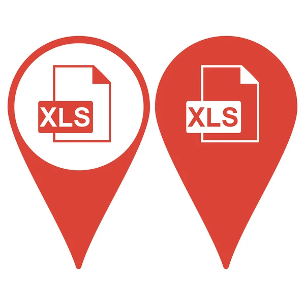 Xls-Symbol — Stockvektor