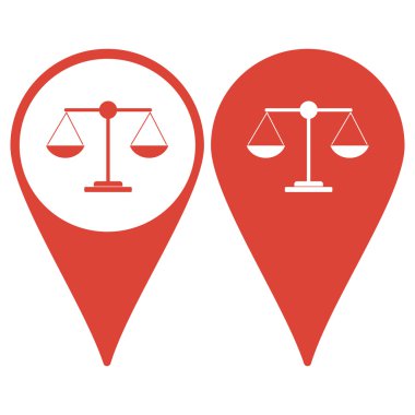 ölçek simgesi - vektör çizim