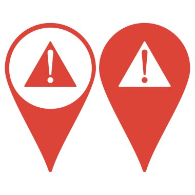 ünlem işareti simgesi olan vektör dikkat işareti