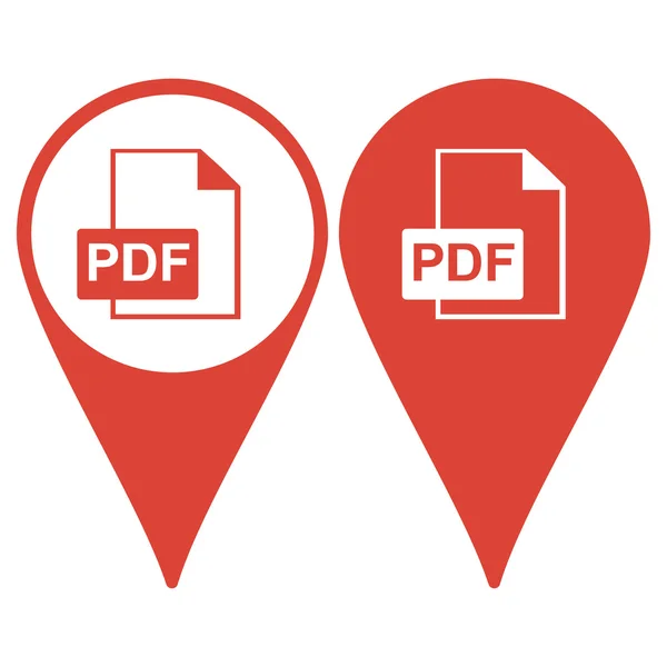 Icono Pdf — Vector de stock