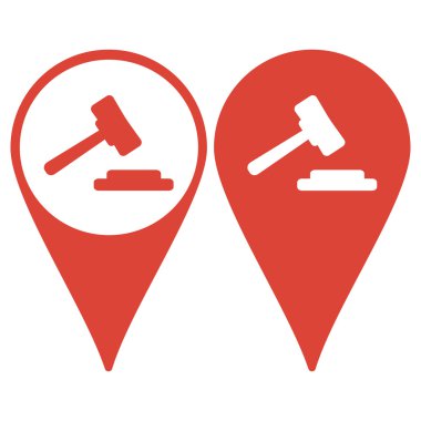 açık artırma web simgesi. vektör tasarımı