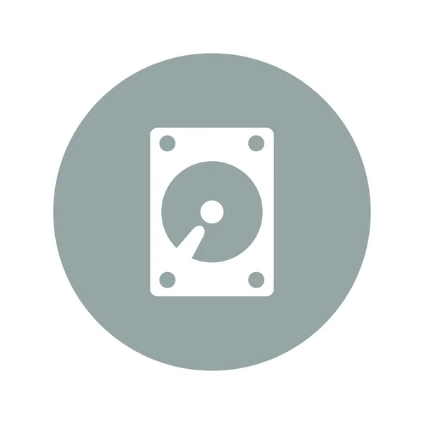 Hard disk icon — Stock Vector