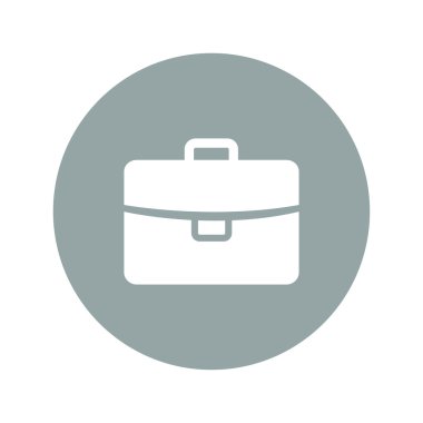 Evrak çantası ikonu, vektör illüstrasyonu. düz tasarım biçimi