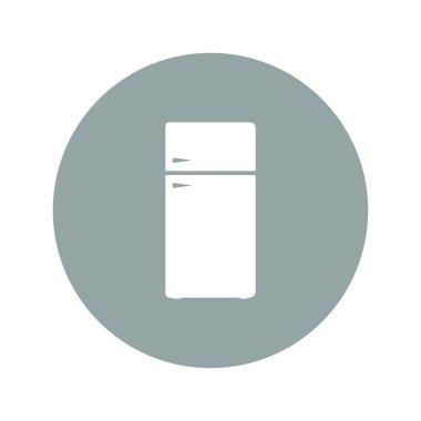 buzdolabı üzerinde parlak düğme simgesi. EPS-10