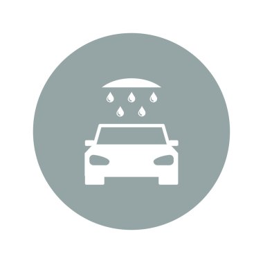 Oto yıkama, web simgesi.