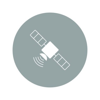 uzun gölge ile uydu simgesi