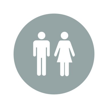 erkek ve kadın simgeler vektör, 