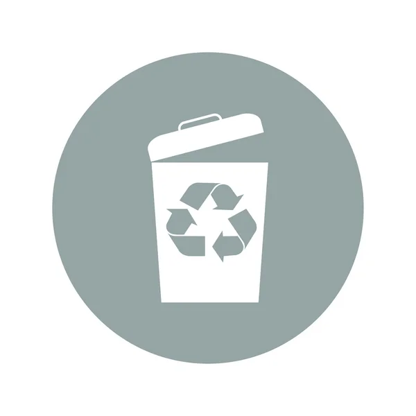 Trash can icon — Stock Vector