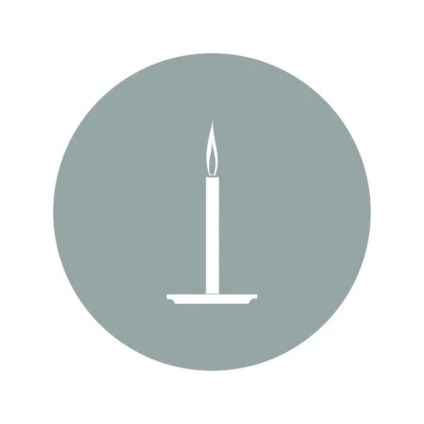 Candle icon. — Stock Vector