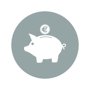 vektör kumbara simgesi