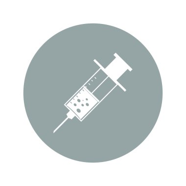 tıbbi şırınga. kutsal kişilerin resmi Illustrator eps 10 vektör