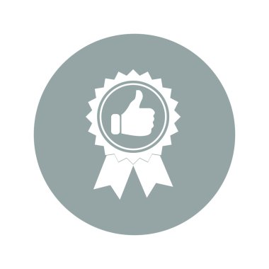 vektör madalyon simgesi