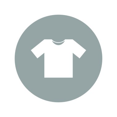 Tshirt Icon Icon, vektör çizim. 