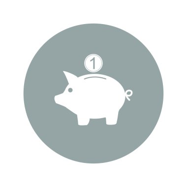 vektör kumbara simgesi