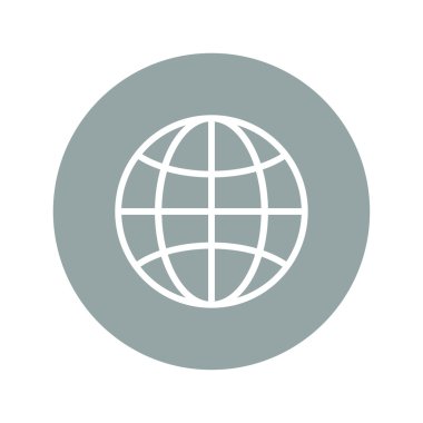 Dünya küre simgesi, sembol simge 