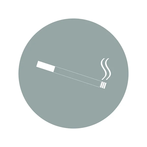 Icône de cigarette — Image vectorielle