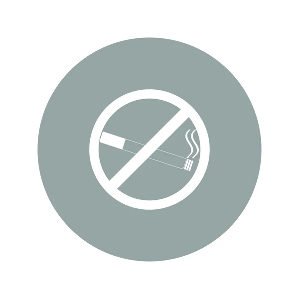 No smoking sign. Vector isolated. — Stock Vector