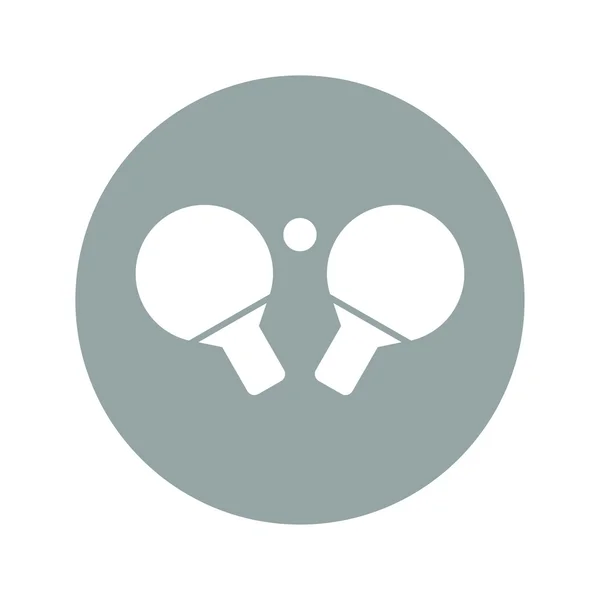 Tafeltennis-pictogram — Stockvector