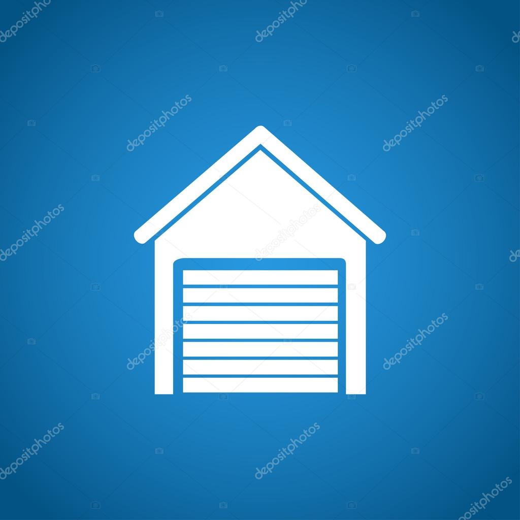 Garage-Ikone. - Vektorgrafik: lizenzfreie Grafiken © stalkerstudent