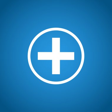 parlak düğme vektör tıbbi işareti