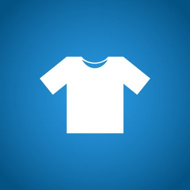 Tshirt Icon Icon, vektör çizim. 