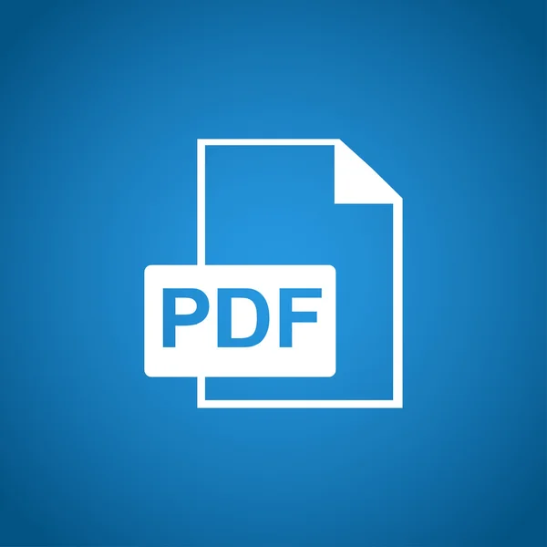 Ícone Pdf — Vetor de Stock