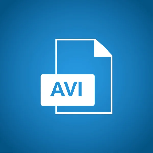 Avi file icon — Stock Vector