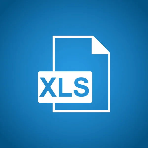 Xls ikon — Stock Vector