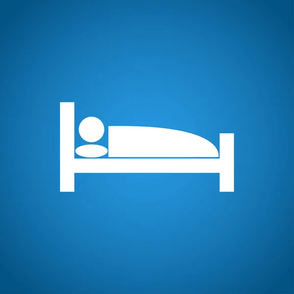 Sleeping symbol — Stock Vector