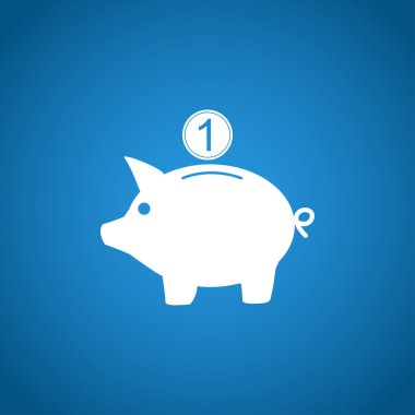 vektör kumbara simgesi