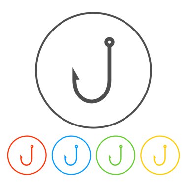 Kanca simgesi. Vektör