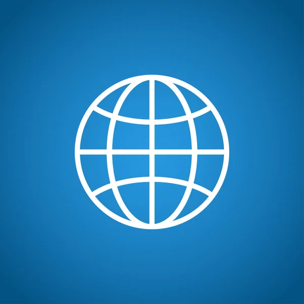 World Globe Icon, pictogram icon — Stock Vector