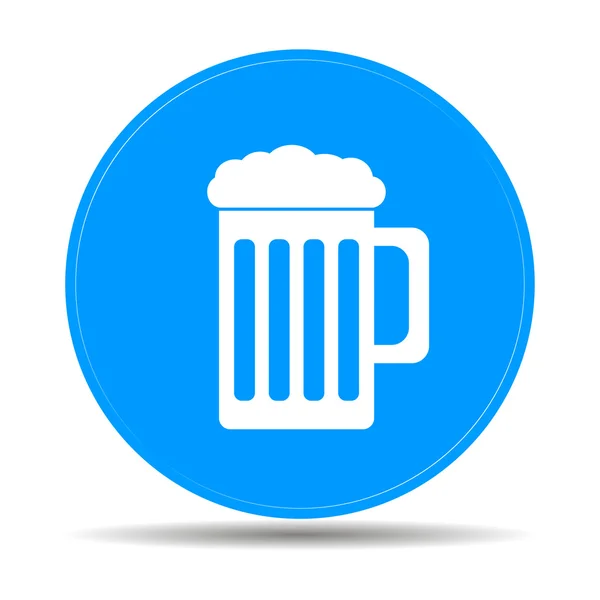 Beer mug icon — Stock Vector