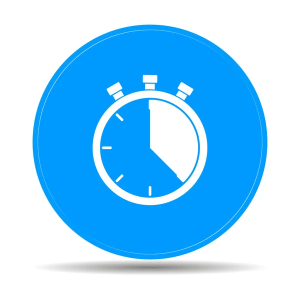 Stopwatch icoon, vectorillustratie. plat ontwerp stijl, — Stockvector