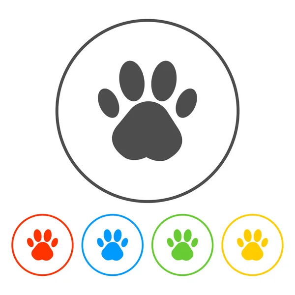 ᐈ Show me a dog paw print stock vectors, Royalty Free paw print