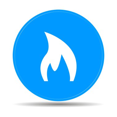 Yangın simge vektör