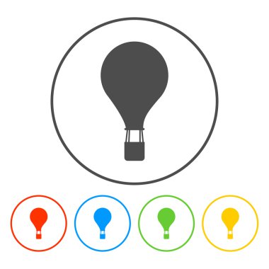 Sıcak hava balonu simgesi