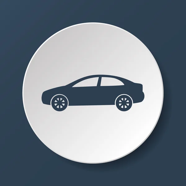 Icono de coche icon.car. Estilo de diseño plano — Vector de stock