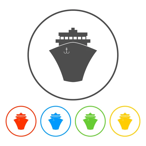 Icône du navire — Image vectorielle
