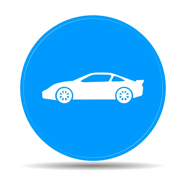 Car icon.car icon. flacher Designstil — Stockvektor