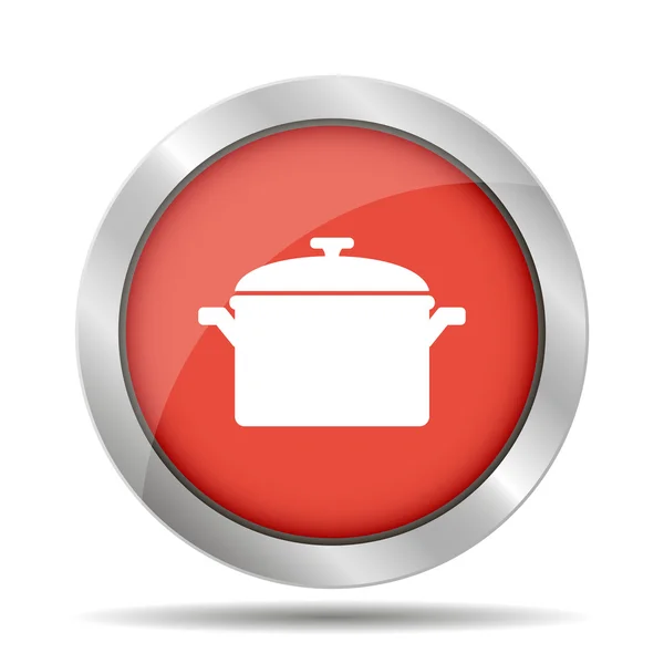 Saucepan icon. Vector illustration. — Stock Vector