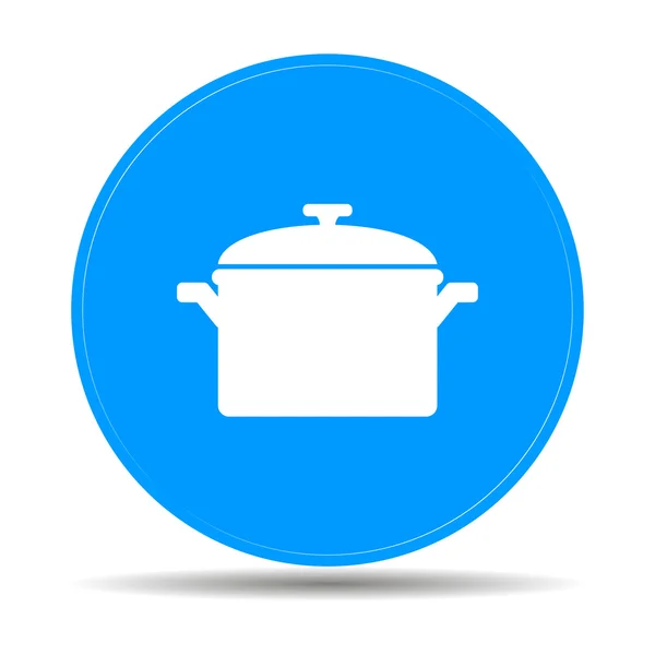 Saucepan icon. Vector illustration. — Stock Vector