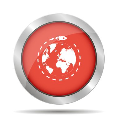 vektör işareti. Roket.