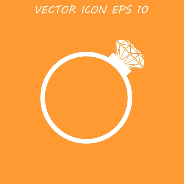 Ring vektor icon — Stock vektor