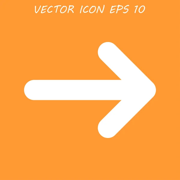 Vektor-Symbolpfeil — Stockvektor